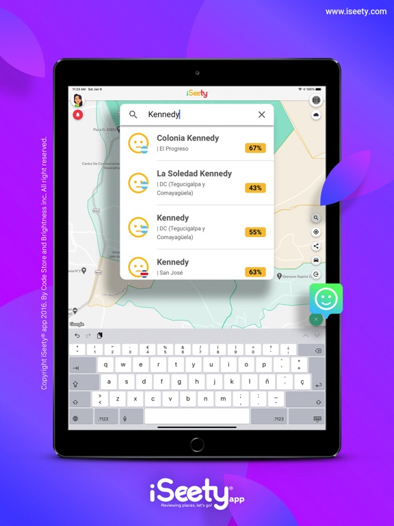 iSeety iPad screenshot 4 - Navigation app