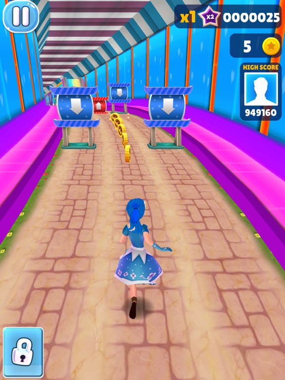 Screenshot #6 pour Princess Run 3D -Subway Runner