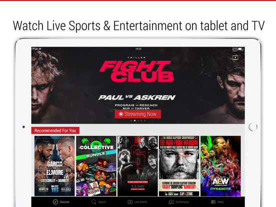 iPad Image of FITE - Boxing, Wrestling, MMA