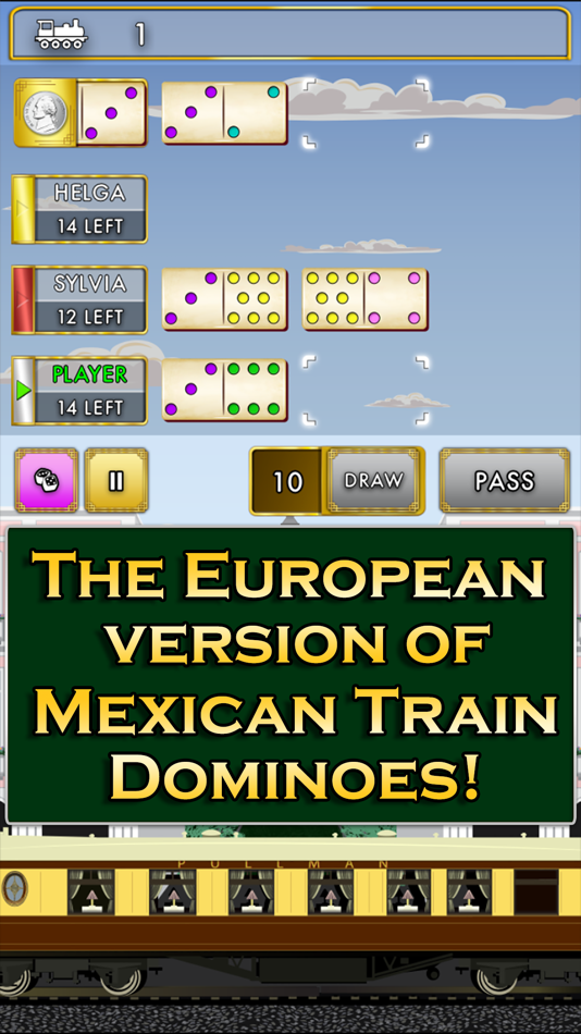 #1. Orient Express Dominoes (iOS) 由: Glowing Eye Games Ltd