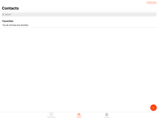 RG SMS iPad screenshot 1 - Business app