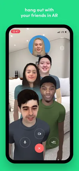 Game screenshot Tele - AR video chat w/friends apk