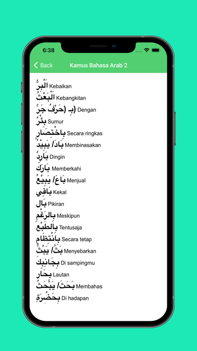Kamus Bahasa Arab Screenshot