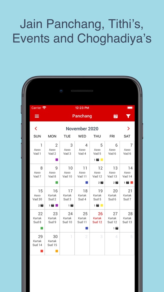 #1. Jain Panchang and Choghadiya (iOS) 由: Vishal Shah
