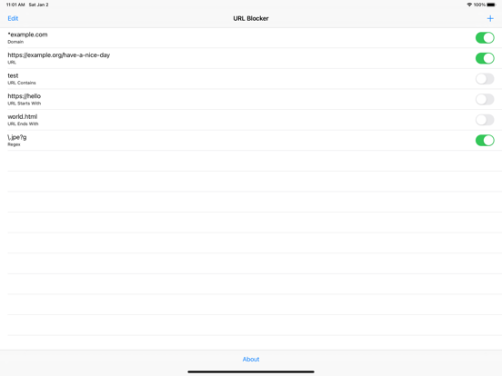 Screenshot #4 pour Domain & URL Blocker