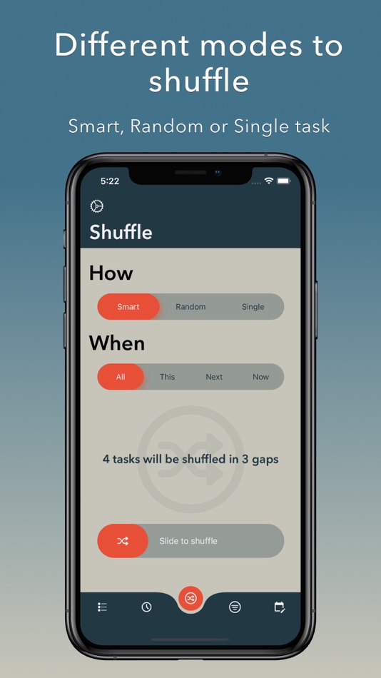 #3. Task-Shuffler (iOS) 由: Juanjo Valino