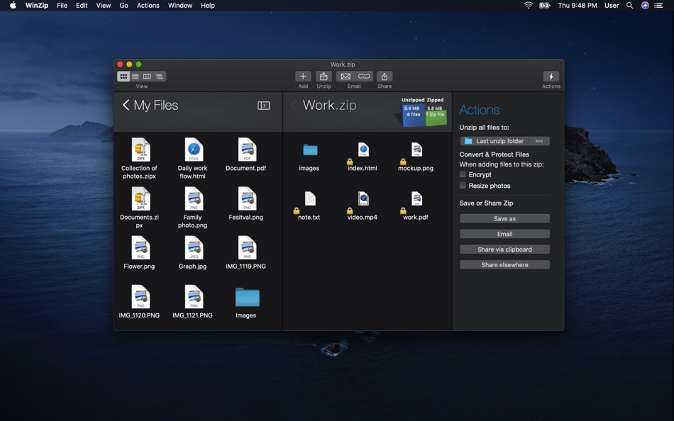 #3. WinZip (macOS) 由: WinZip Computing LLC