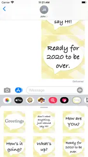 How to cancel & delete greetings stickers! 4