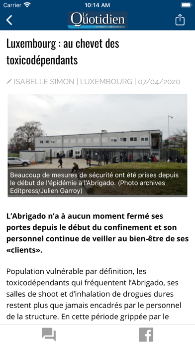 Le Quotidien.lu Screenshot