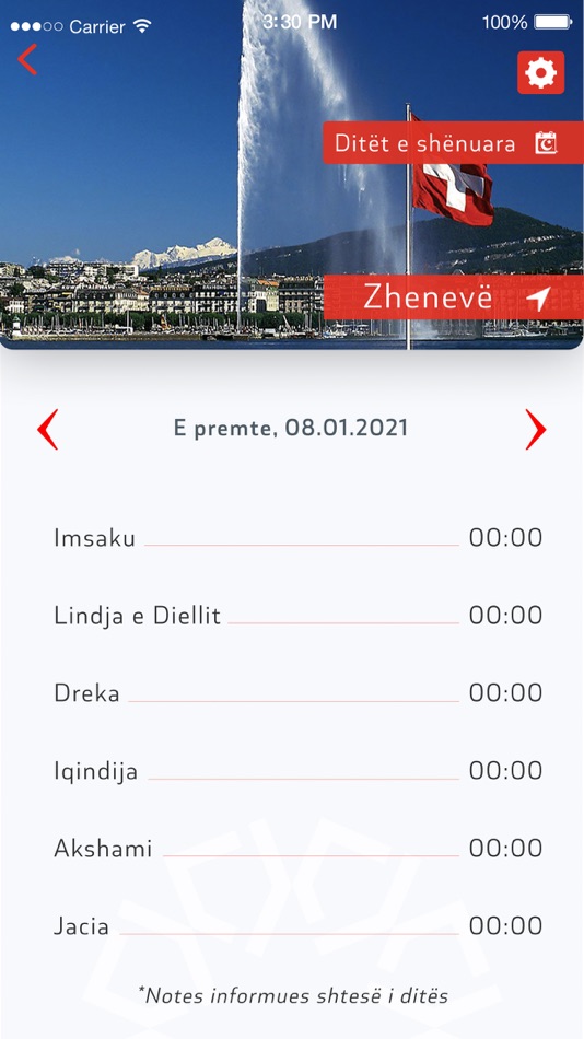 #6. Takvimi CH (iOS) By: Rockapps LLC