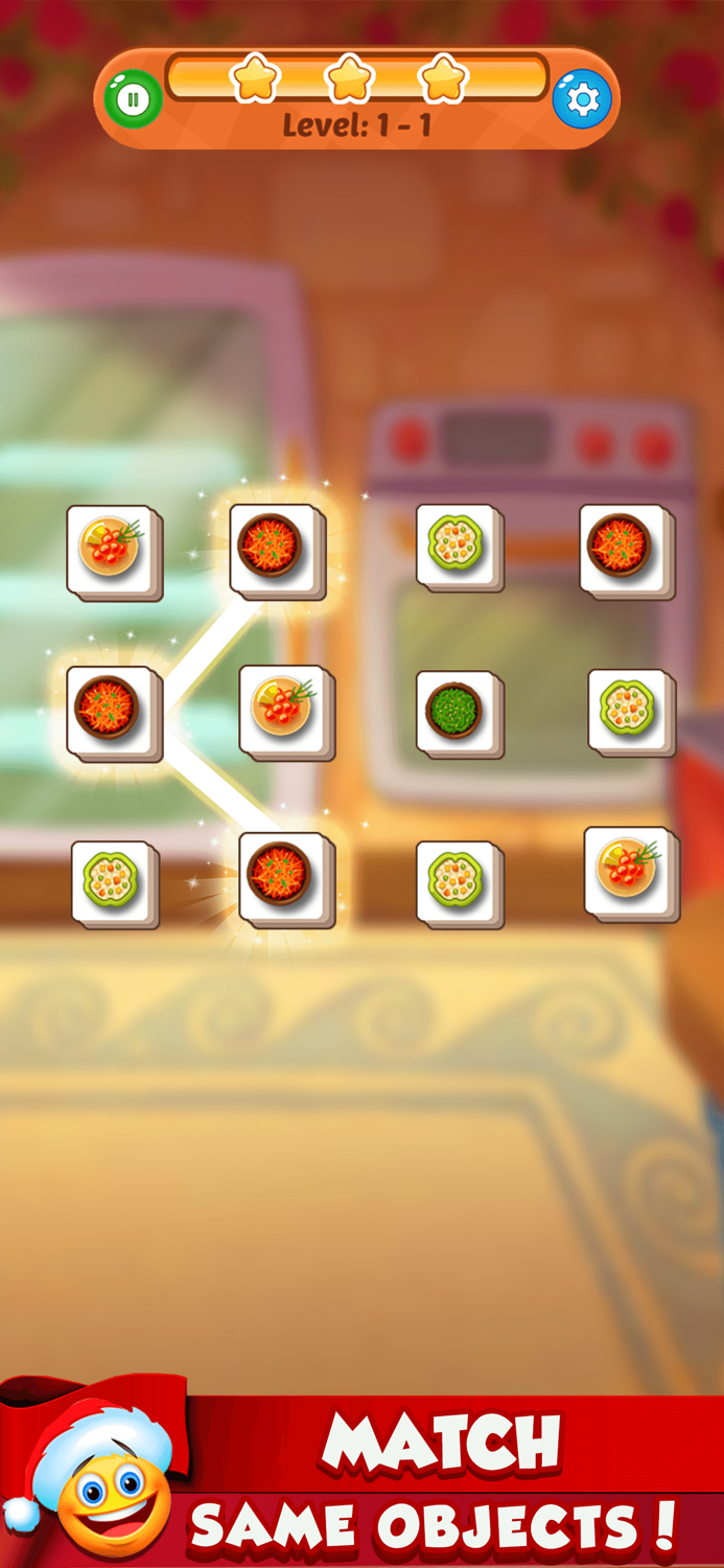 Food Master Tile Connect Game