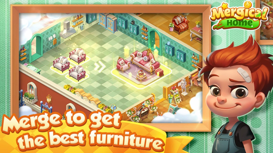 #4. Mergical Home-Fun puzzle game (iOS) 由: REIN TECHNOLOGY LIMITED