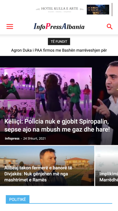 Info Press Albania Screenshot