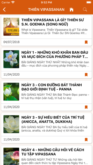 Thiền Vipassana Screenshot