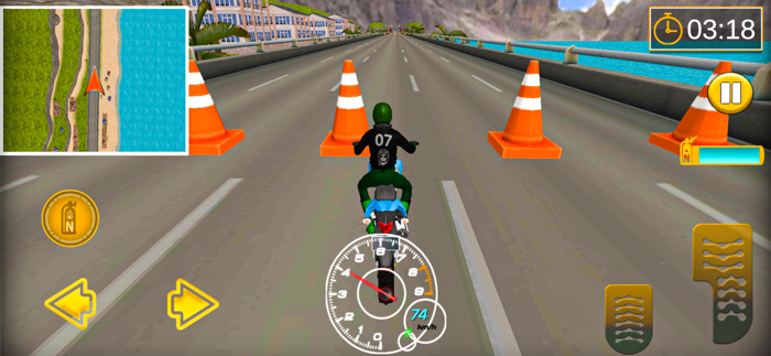 Crazy Traffic Bike Rider Game