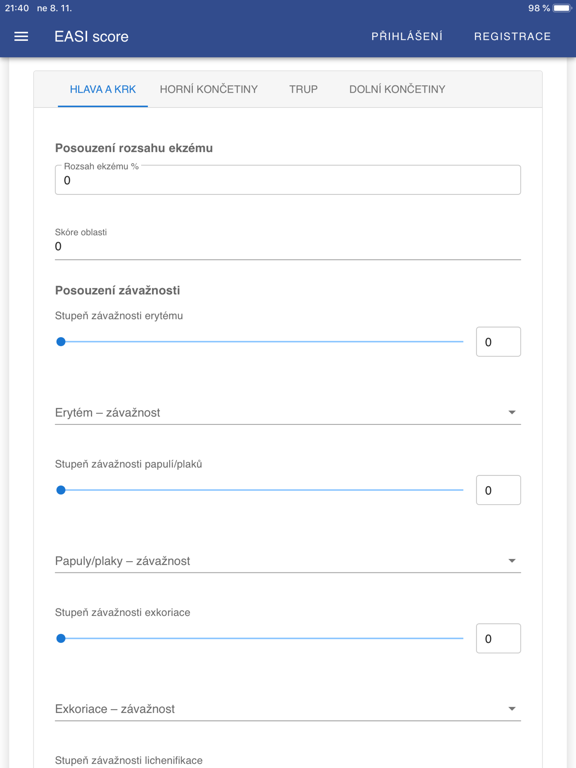 Screenshot #4 pour EASI score