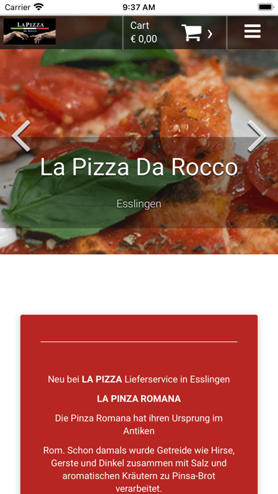 La Pizza Esslingen Screenshot