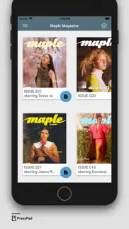 maple magazine iphone screenshot 1