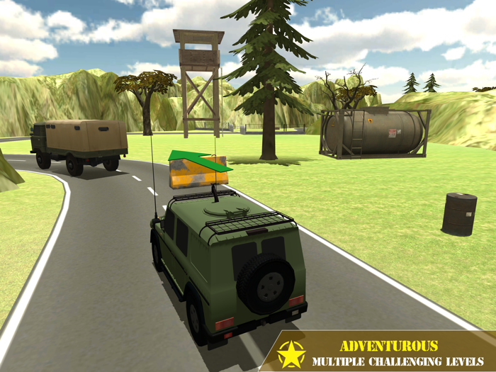 Army Transport Driving Games