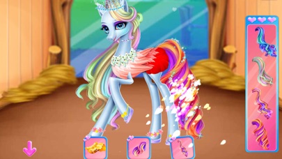 Rainbow Pony Care-Girl Game Screenshot