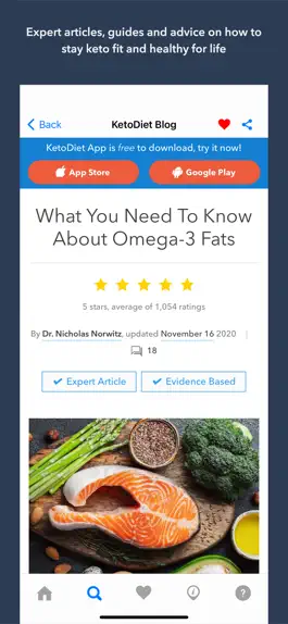 Game screenshot Keto App: Recipes Guides News apk