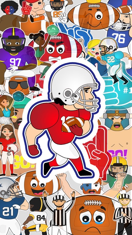 U.S. Football Stickers