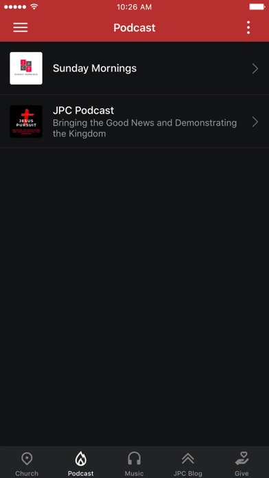 Jesus Pursuit Church Screenshot