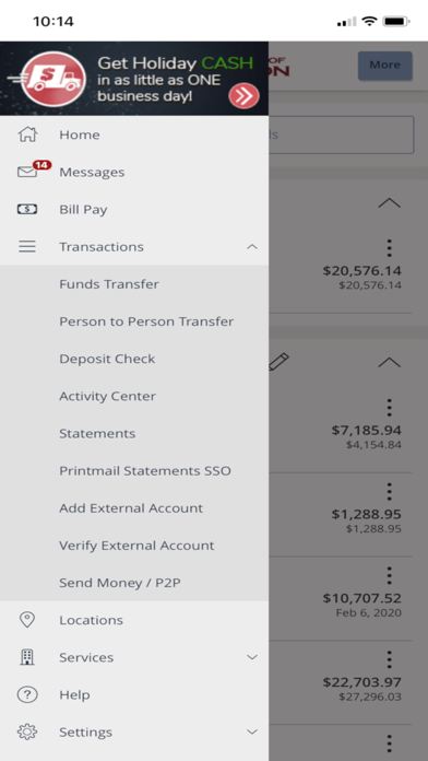 The Bank of Marion Screenshot