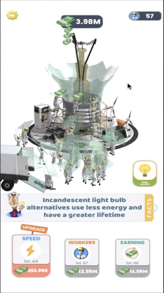 #8. Idle Inventions (iOS) Podle: funcell Games Pvt Ltd