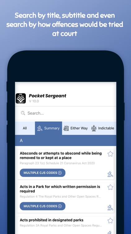 Pocket Sergeant - Police Guide