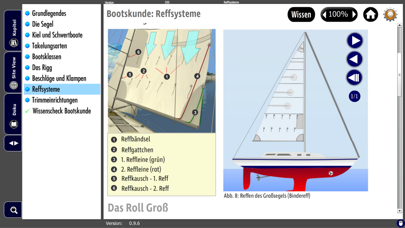 Segelschein Binnen Screenshot