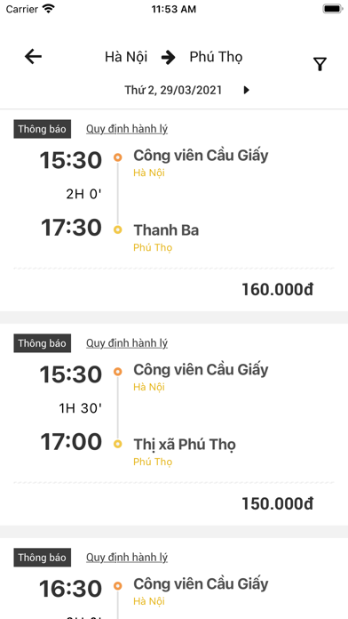 HANOI LIMO Screenshot