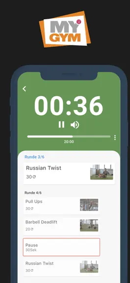 Game screenshot MYGYM Training AT apk