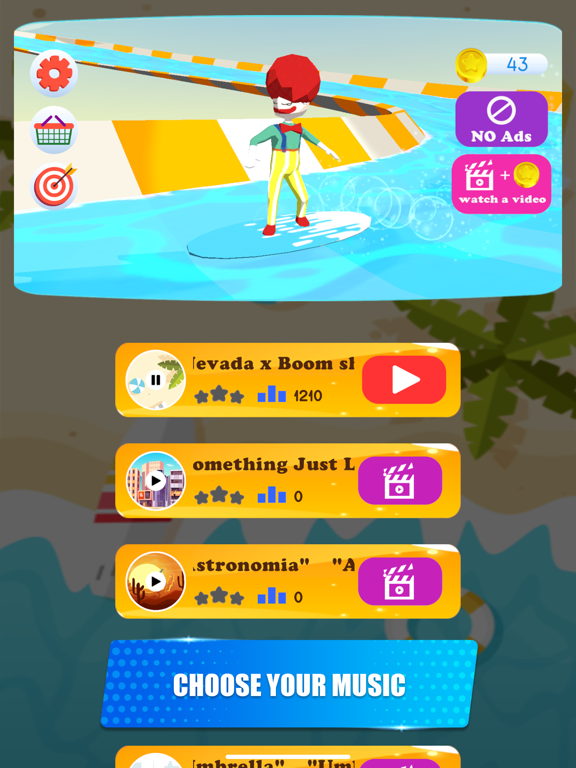 Screenshot #5 pour Fast Water 3D - Music Game