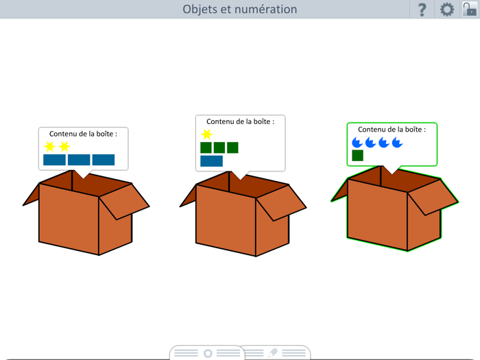 École  Objets et numération