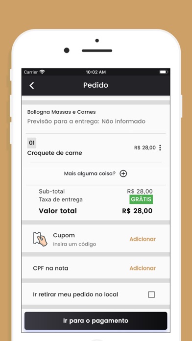 Bollogna Massas & Carnes Screenshot