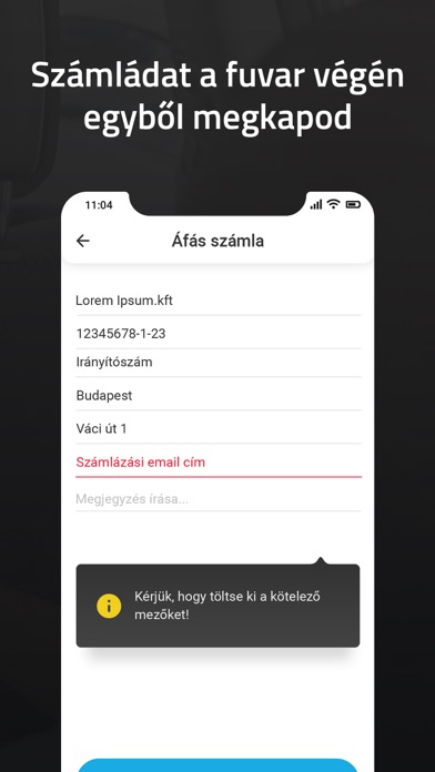 SofőrHívó - Sofőrszolgálat ... Screenshot