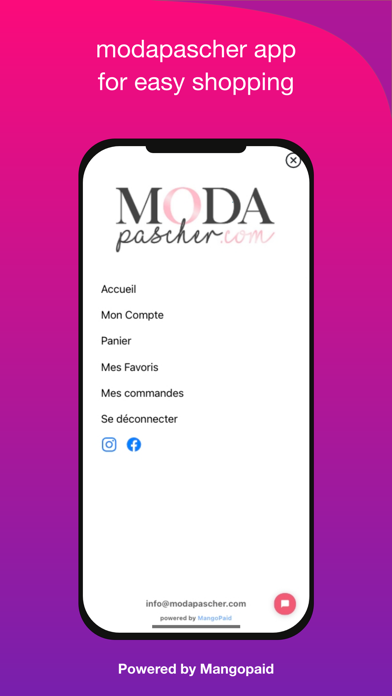 ModaPasCher Screenshot