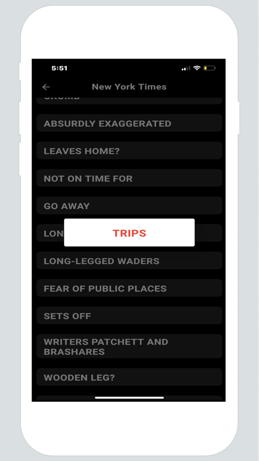 #4. Crossword Answers (iOS) 由: Mohamed Fahmy