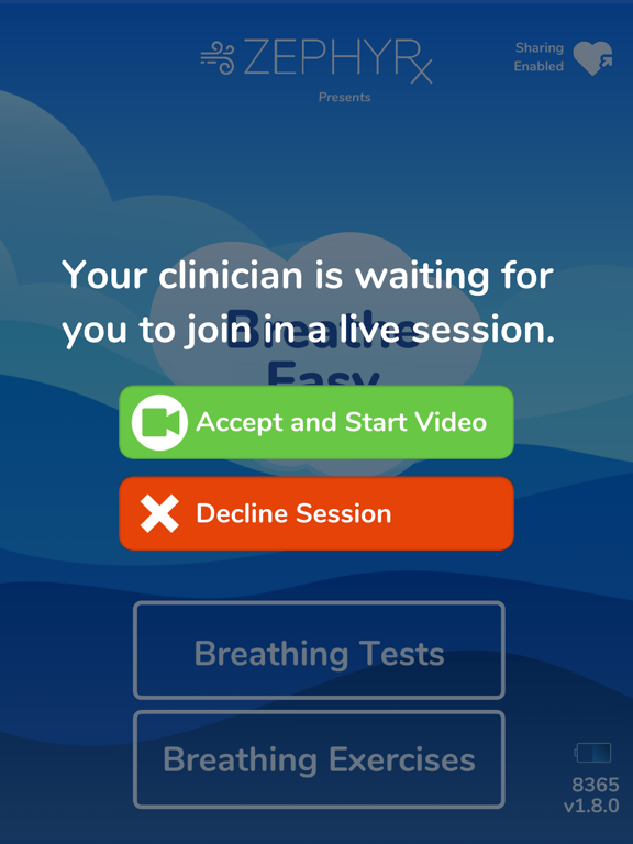 Screenshot #5 pour ZEPHYRx Breathe Easy