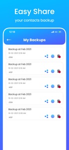 MCBackup - My Contact Backu‪p‬ screenshot #4 for iPhone