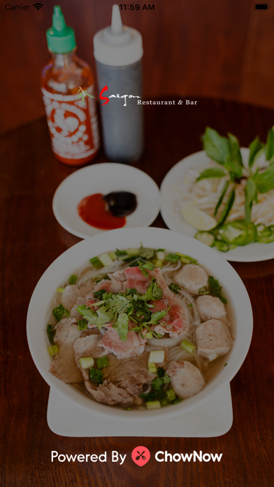 Saigon Restaurant Screenshot