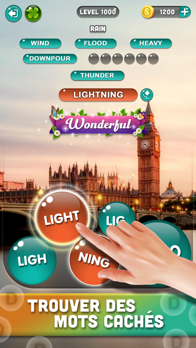 Screenshot #1 pour Word Pop Addict - Find Puzzles