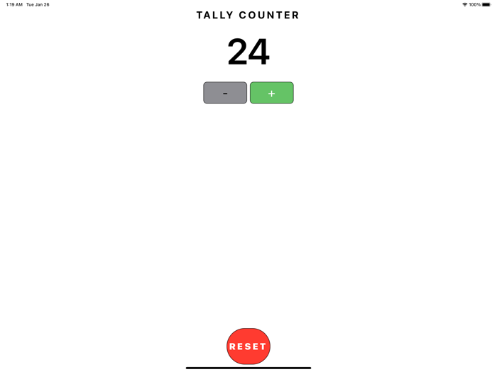 Tally Counter Simple