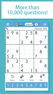 sudoku -popular games- iphone screenshot 1