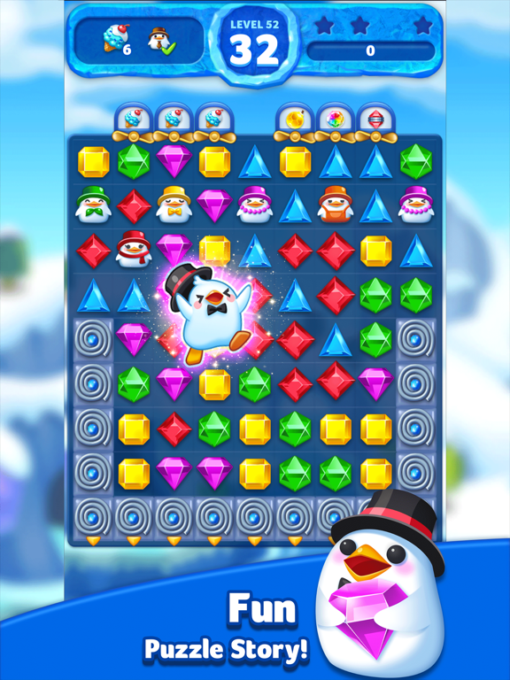 Screenshot #6 pour Jewel Ice Mania: Match3Puzzle!