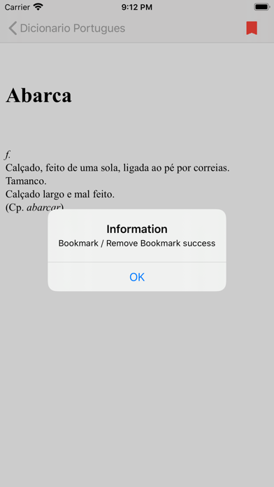 Dicionário Português Offline Screenshot