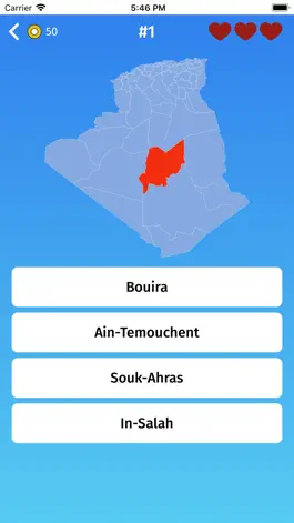 Game screenshot Algeria (DZA) : Provinces Quiz apk