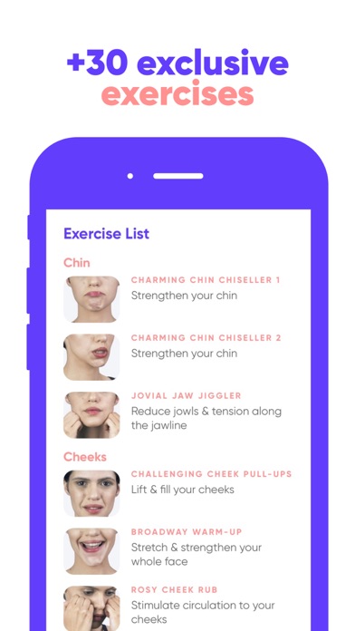 Face Exercisesスクリーンショット