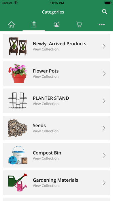 TrustBasket-Gardening products Screenshot